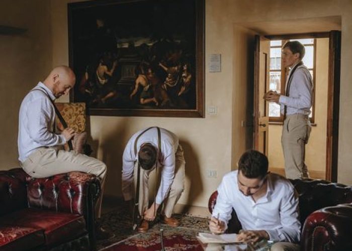 Preparativi che sembrano un quadro di emozioni - San Pietro sopra le Acque - Copia