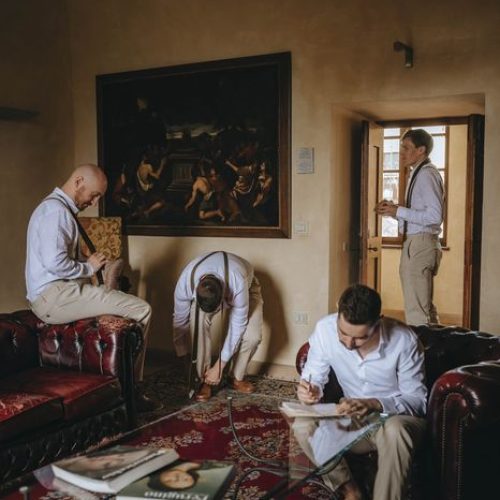 Preparativi che sembrano un quadro di emozioni - San Pietro sopra le Acque - Copia