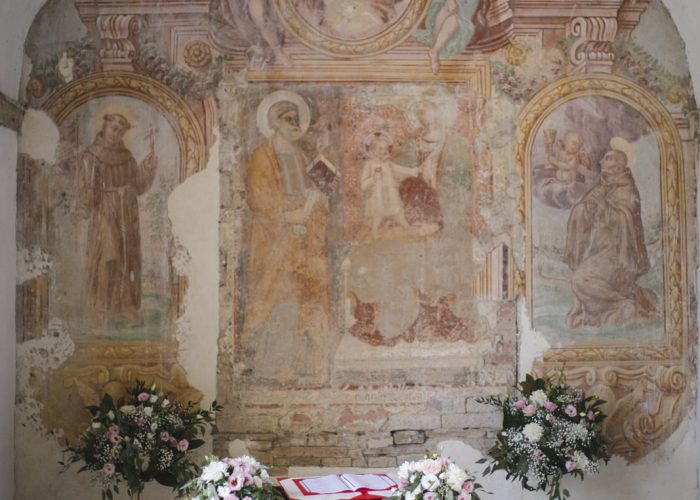 San Pietro sopra le Acque - Ceremony at the frescoes